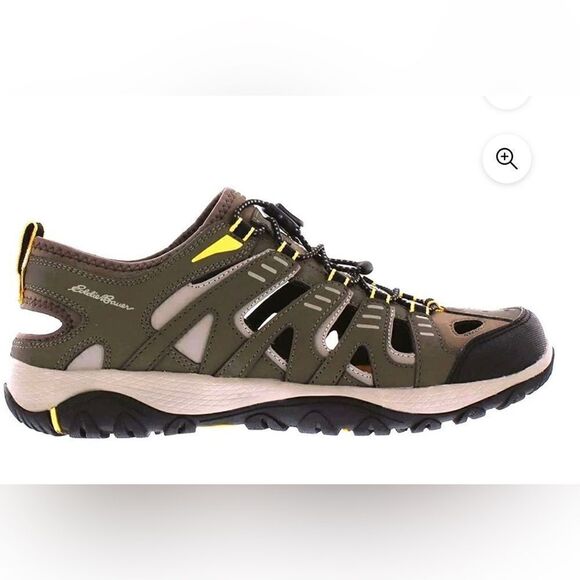 Eddie Bauer Men's Bungee Lace Eastport Breathable Water
Shoe Sandals (Brown, 10) - Picture 7 of 8